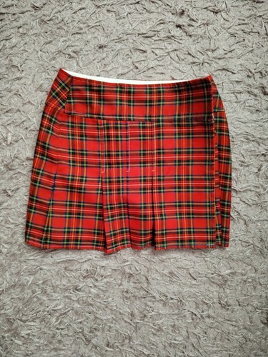 Bay women red tartan mini - tartan,