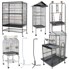 Large Bird Cage Parrot Metal