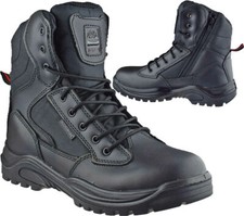Mens leather safety - leather, steel