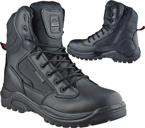 Mens leather safety steel toe - mens,