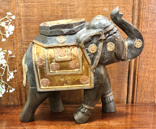 Large indian carved - indian,