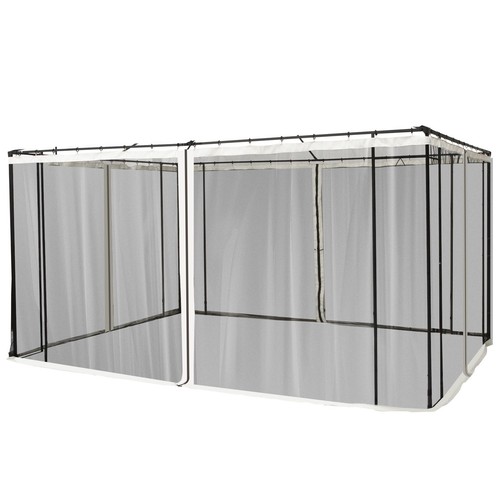 Interlocking gazebo net walls - interlocking,