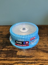 Tesco DVD-R Record Once - 25 Disc Set - New - Sealed