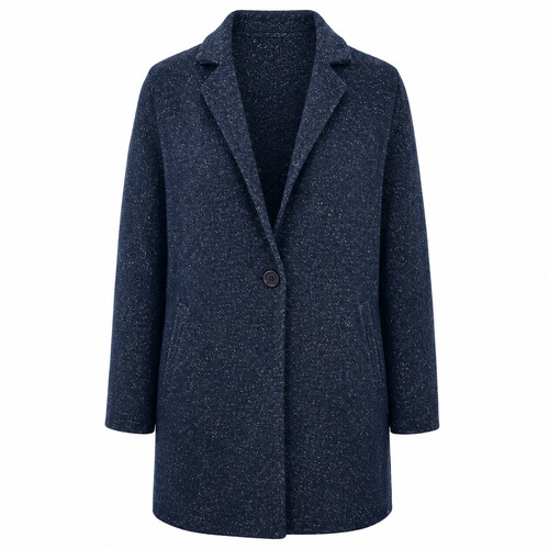 Zara navy tailored coat size - tailored,