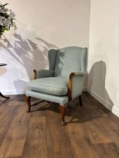 George III Style Beech Wing Back Armchair