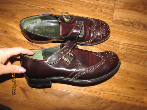 Cheaney denham men burgundy - men's,