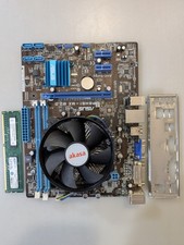 ASUS P8H61-MX R2.0 LGA1155 DDR3 MicroATX Motherboard Intel CPU RAM IO Shield Fan