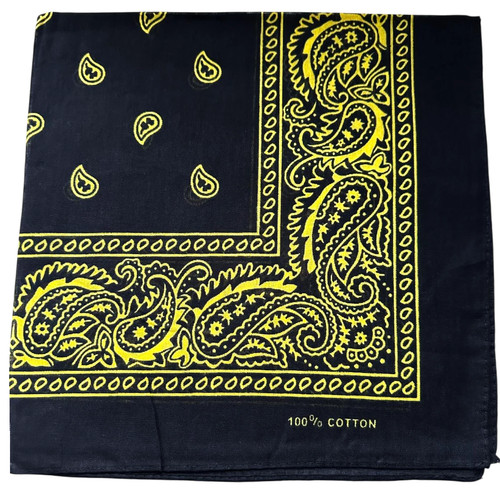 100 cotton paisley bandana - 100%,