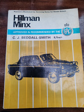 Hillman Minx Pearson's Owners Workshop Manual. Paperback.