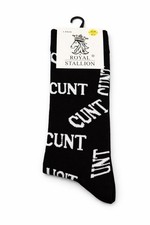 Funny Rude Novelty Socks C**t