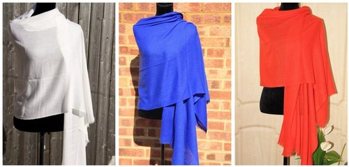 Cashmere shawl handwoven wrap - shawl,
