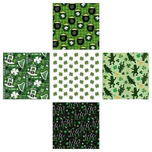 Patricks fabric hello lucky - st,