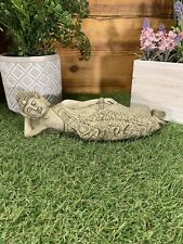 STONE GARDEN ORIENTAL LAYING BUDDHA STATUE ORNAMENT
