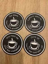 Set of 4 Novelty/Rude Coasters