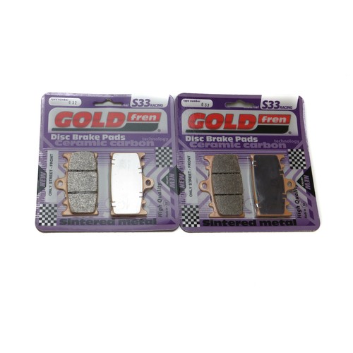 Goldfren s33 brake pads front - goldfren,