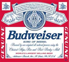 Budweiser Vinyl Sticker Decal