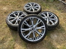 X4 FORD FIESTA MK7.5 13-18 ST-LINE ZETEC S 17" 8 SPOKE ALLOY WHEELS GREY
