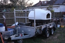 Mobile wood fired pizza - pizza, oven