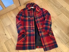 Vintage Pendleton Knockabout Plaid Wool Jacket Duffle Size 12