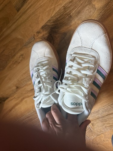 Adidas beige suede trainers - adidas, |