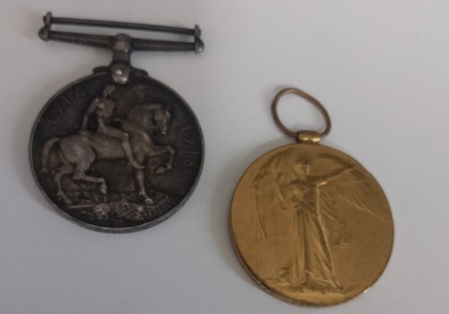 Ww1 british war victory medal - ww1,