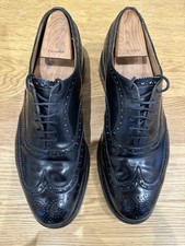 Church's Men's Black Burwood Brogues Size UK 12G With Church Shoe Trees And Bags