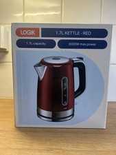 Logik 1.7L red kettle. Brand