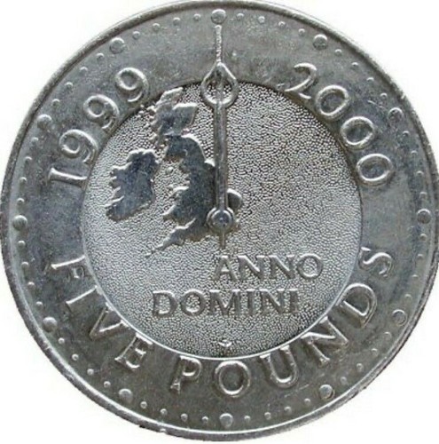 Coin rare five pound 1990 - coin,