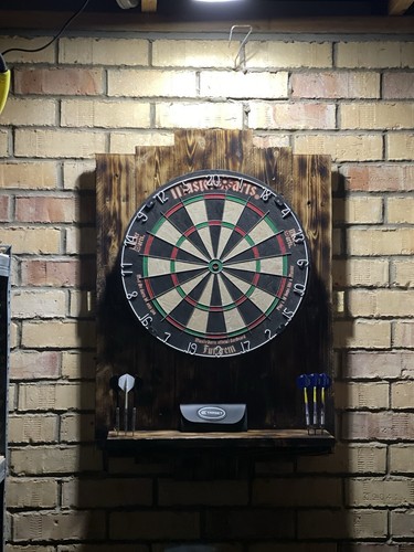 Homemade dartboard surrounds - dartboard,