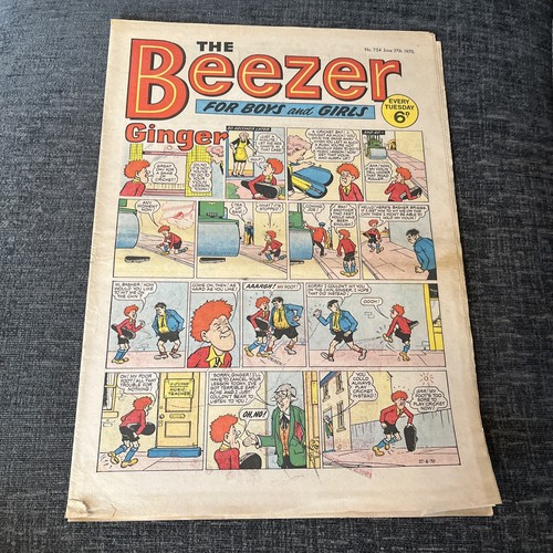 Beezer comic 754 - beezer,
