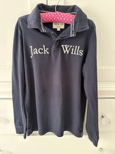 Jack Wills Navy Rugby Top Aged 12-13