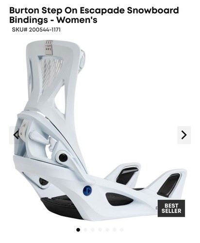 Burton step escapade - step, on