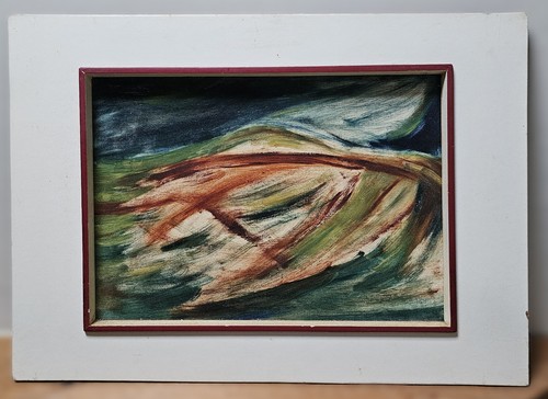 Vintage abstract painting - abstract,