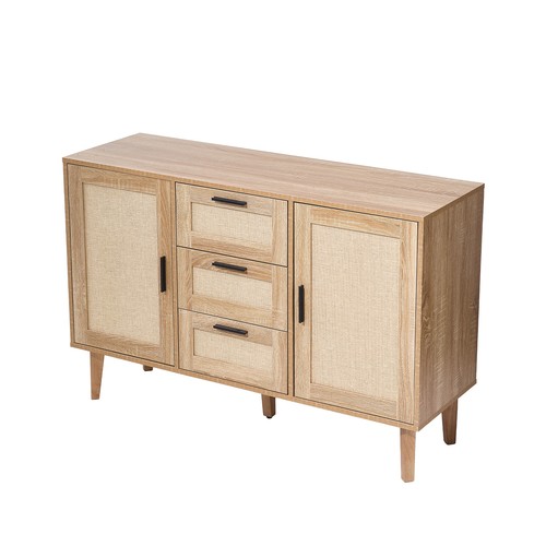 Rattan sideboard buffet - buffet, wooden
