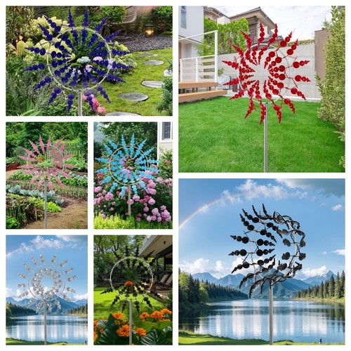 2pcs magical metal - metal, windmill