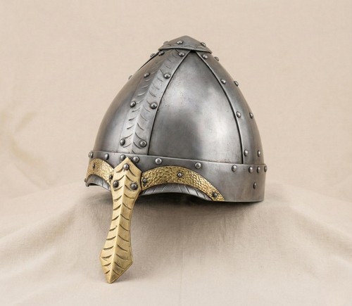 Norman viking helmet steel - helmet, |