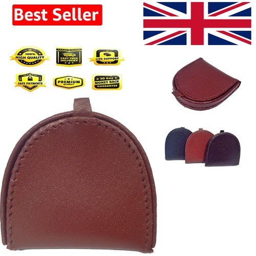 Real leather gents coin - leather,