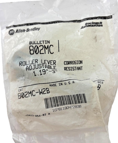 Allenbradley 802mc w2b roller - 802mc-w2b,