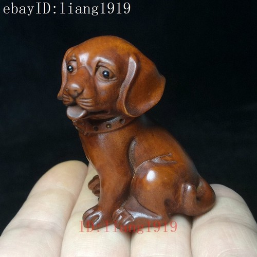 Inch old boxwood hand carved - 2,