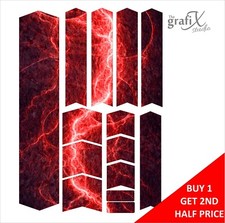 RED ELECTRIC BICYCLE FRAME