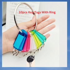 Key Tags With Ring Keychain