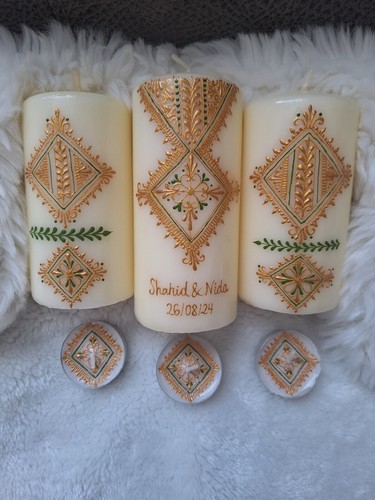 Set henna decorated - 3,