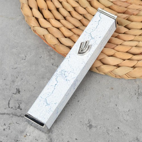 Israel marble mezuzah case - marble,