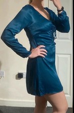 New Ladies ZARA Teal Satin