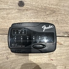 Fender Guitar and Bass Tuner AT-3 Auto SOO6P Black Small Light Weight Hand Held