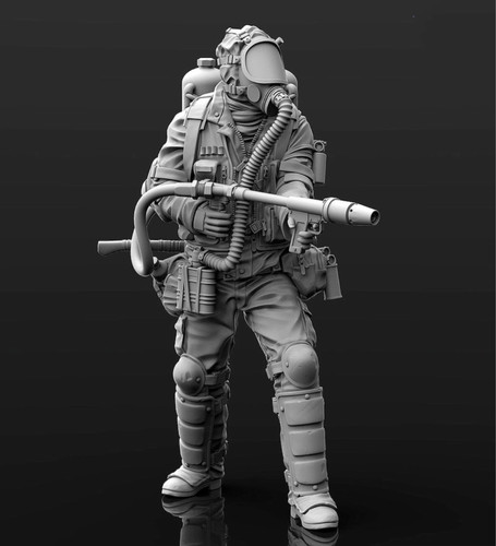 Resin model figure - 1/35,