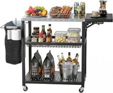 Outdoor Grill Dining Cart