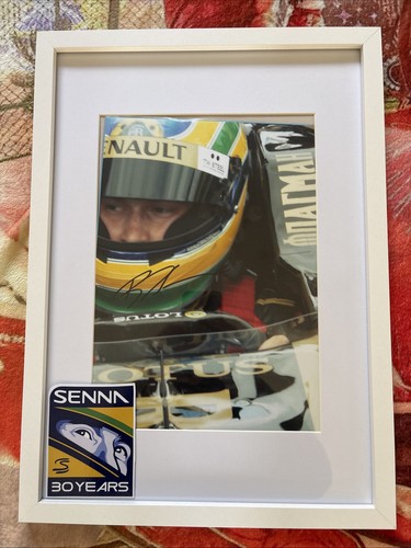 Signed bruno senna picture - bruno,