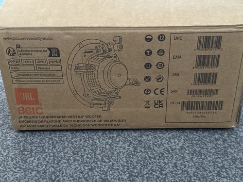 Jbl b6ic 5in - 6.5in, 165mm