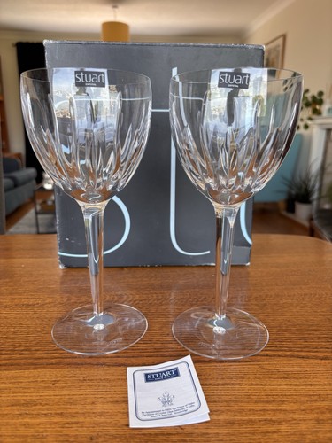 Set stuart crystal large - of,